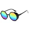 Vintage Round Sunglasses Men Women Retro Design Steampunk Eyewear UV400 Sun Glasses fobn for Male Female