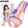 NXY Hommes masturbateur ARTS FEELER Masturbation Masculine Coupe Automatique Sucer Vibrateur Insertion Simulation Vagin Chauffage Vibrateur Sex Toys Pour Hommes 1202