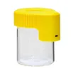 LED-vergrootglas stash jar mag magnify bekijken container glas opbergdoos usb oplaadbare lichte geurbestendige DAA236