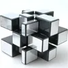 3x3x3 57 mm draadtrekkenstijl spiegel magische kubus uitdaging geschenken kubussen educatief speelgoed