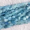 Vechake Aquamarine DIY Ketting Armbanden Oorbellen Natuurlijke Bijoux Femme Crystal Nugget Losse Kralen Voor Sieraden Maken 06072