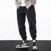 Mode Streetwear hommes jean coupe ample épissé coton Denim Cargo pantalon Vintage Designer Hip Hop Joggers jambe large Baggy pantalon