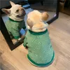 Casual Designer Pulls pour animaux de compagnie Vêtements pour chiens Doux Chaud Élastique Chiot Tricoté Sweats Printemps Automne Hiver Chiens Chat Chemises En Tricot
