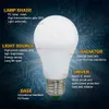 Lampadine a LED E27 Smart Control RGB Light DimMable 5W 10W 15W RGBW Lampada Variante Variante Bulb Cambiamento caldo Bianco Decor Home