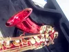 Japanisches SUZUK Tenorsaxophon B-Dur Musik Woodwide Instrument Super Rose Rot Messing Gold Sax Geschenk Profi mit Koffer