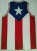 Gestikt Custom PUERTO RICO BASKETBAL JERSEY Heren Dames Jeugd Jerseys XS-6XL