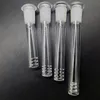 Glas-Downstem-Diffusor mit 6 Schnitten für Shisha-Rohre, bündig oben, 14–18 mm weiblicher Reduzieradapter, Lo Pro, diffuser Down-Stem für Glasbecher-Bong-Wasserpfeifen