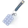 Speelgoed Siliconen Knijpsleutelhanger Portemonnee Eenvoudig Push Bubble Press Antistress Mini Portemonnee Cartoon Tas Lanyard voor sleutels Kinderen Meisje Lady8066073