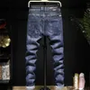 Lente zomer skinny jeans mannen slim fit denim joggers stretch mannelijke jean potlood broek blauwe heren jeans mode casual hombre 28-38 x0621