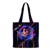 Bolsas de noite para quackity Duck Merch 3D Printing Tote Bag Unissex Travel ombro Mulheres reutilizáveis ​​Compras dobráveis ​​Livro de colagem manual