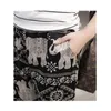 Pantalons Femmes Thaïlande Elephant Imprimer Mince Spring Summer Beach Beach Chic Mousseline de soie Lanterne Longueur cheville LR13 210531