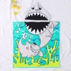 Sirène bain de bain pour enfants dessin animé animal unicorne de nuit enfants serviette de plage peignoir à capuche3454566