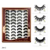 20 Pairs 3D Faux Mink Lashes Bulk Thick Long Wispy Natural False Eyelashes 4 Styles