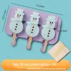 Diğer Bar Ürünleri Diy dondurma kalıp silikon Ices Kremler Ev Ev Yapımı Popsicle Meyve Smoothie Jelly Cartoon Model WH0359