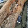MaomaOkong Natural Real Fur Collar Coat Dames Lederen Jas Winter Wear Bomber Parka Dikke L 210928