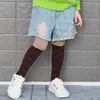 Kids Skarpety Dziecko List Mid-Tube Modne Długie Skarpety Chłopcy Dziewczyny Teen Casual Sportsocks High Street Sock Pończochy Wypoczynek Sports Moda dla dzieci