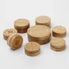 Recykling Eco Skin Care Biodegradable Bamboo Sposobic Jar Aluminium Lid Bamboo Cream Jar Bamboo Aluminium Wewnętrzne 10G Butelki do przechowywania 262s