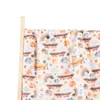 Mussola ad alta densità Stampa digitale di prima qualità Coperta fasciatoio per bambini Simpatico pianeta animale Stampa 120x110cm Multi colori