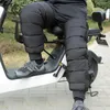 Motorrad-Rüstung, warme Daunenhose, 68,6 cm, Beinmanschette, rutschfeste Knieschützer mit Gummizug, geeignet für dick und dünn