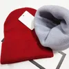 10 pcs inverno chapéus de natal para homem mulheres esporte fardos de moda eslástica Chapéus Chapéus algodão gorros lã quente chapéu de malha boné 6 cores