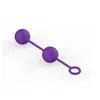 Bolas de Kegel de Silicone Roxo Bolas de Estimulação Beads Sexo Ovos Flertando para Anal Clitóris Masturbação Ben Bolas G-Spot Bullet P0816