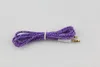 wholesales Braided Woven AUX 3.5mm o Car Extention Cable wire Auxiliary Stereo Jack Male 1m 3ft lead for PC , phone , mp3 etc1377362