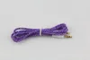 wholesales Braided Woven AUX 3.5mm o Car Extention Cable wire Auxiliary Stereo Jack Male 1m 3ft lead for PC , phone , mp3 etc2842487