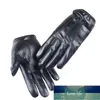 Conduite chaude hommes luxueux cuir PU hiver automne conduite garder au chaud gants cachemire gants tactiques noir Sports de plein air prix usine conception experte qualité