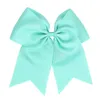 17.5*21.5cm Solid Girls Hair Bow forked tail Ribbon Girl elastic band whosale