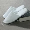 Disposable Slippers Coral Fleece Anti-slip Home Guest Thicken Travel Hotel White Soft Comfortable Delicate Disposable Slippers RRE11752