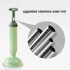 ZL0527 Hushållsredskap Tillbehör Högtrycksborttagare Vakuumrör Air Power Drain Blaster Manuell Sink Plunger Opener Badrum Clog Cleaner Sug