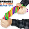 Zachte rubberen aap noedel elastische touw speelgoed stretch string decompressie stretchy string fidget relief stress vent toy