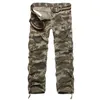 Herenbroek Heren Cargo Camouflagebroek voor heren 7 kleuren broekbroek wijde pijpen casual streetwear-joggers