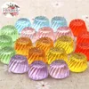 20 sztuk 10x17mm Multicolor Okrągły Przezroczyste Cukierki Żywica Flatback Cabochon Miniaturowe Żywności Art Decoration Urok Craft Y211112
