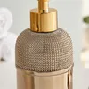 Bath Accessory Set Bathroom Accessories Soap Dispenser Toothbrush Holder Gargle Cup Wedding Gifts Gold/Silver Finished 6 Pieces