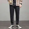 Macacões legged calças casuais masculina versão coreana Chao marca funcional esportes soltos reto pequena perna capris