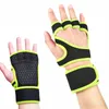 Fitness Half Finger Rękawiczki Gym Weightlifting Rękawice Oporność Sport Niepoślizgowy Dla Mężczyzn Kobiety Rowerze Joga Training Working Support 1005 Z2