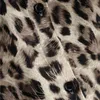 Nomikuma Vår Sommar Korta Kvinnor Blusar Koreansk Leopard Långärmad Skruvskjorta Causal Crop Top Blusas 6e514 210427