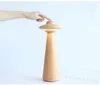 New Ufo Design Led Table Lamp For Bedroom Bedside Study Solid Wood Purely Handmade Eye Protection Desk Light