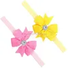 10Pcs Born Baby Girl Fascia per neonato Fascia per capelli con fiocco per bambini Accessori per ragazze # H055 # 211023