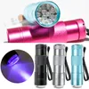 Mini UV Light Presser Portable Soft Silicone Nail Presser LED Lamp Nail Decor Dryer Machine with Flat Silicone Head
