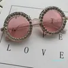2 pçs / lote linda rosa mulheres óculos de sol claros flor flor óculos uv400 diamante verão óculos praia óculos trendy oculos