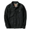 Jackets de jaquetas masculinas Jaqueta e casaco de casaco de outono jeans de lã de outono 2021 Moda de inverno Jean outwear cowboy masculino m-8xl