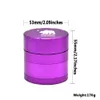 Aluminium 4 Stuk 53mm Herb Grinder CNC Tanden Roken Tobacco Grinders Glas Pijp Accessoires ZWL399