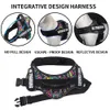 Pet-k9 Dog Harness Service Dog Vest No-Pull Reflective Breative調整可能なPETベストハーネス屋外ウォークトレーニング201126302L