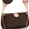 Дизайнерские сумки M44840 multi 3pieces set high qulity Дизайнерская сумка женские сумки crossbody модная сумка сумка louise Purse vutton Crossbody сумка viuton