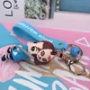 Demon slayer keychain kvinna tanjiroukamado nezuko tomioka giyuu kimetsu ingen yaiba akryl nyckelkedja söt rolig tecknad film