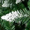 Садовые украшения Рождественская елка 7FT 1350 Филиал, стекающиеся спрей белое дерево плюс сосновый конус (YJ)