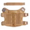 Tactische Militaire Hunting Shooting CS Army Service Nylon Pet Vests Airsoft Training Molle Dog Vest Harness 201127