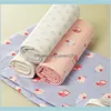 Ensembles de draps Fournitures de literie 4Pcs / Lot Ensemble de draps de lit pour bébé Born 76X76Cm pour berceau Linge de lit 100 Percentcotton Fla266w